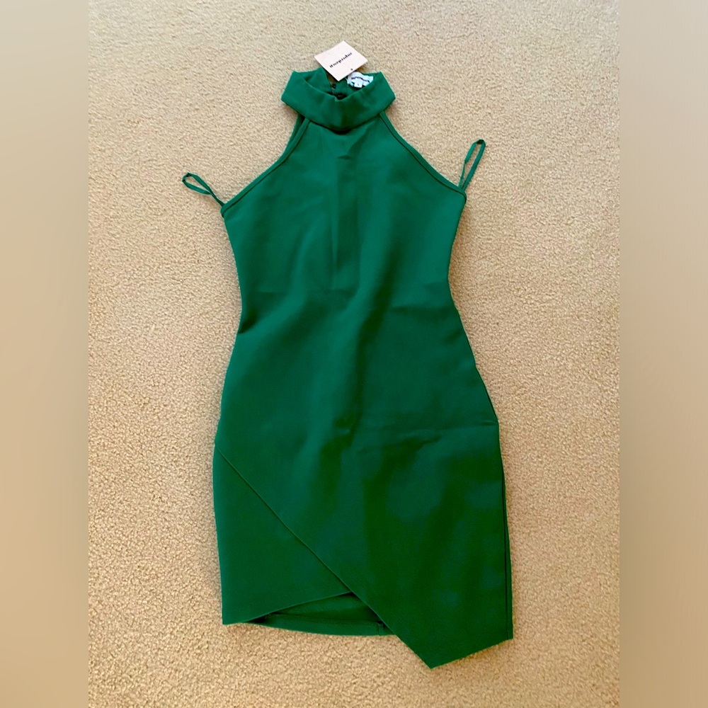 Superdown Tegan wrap mini dress.
